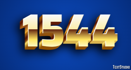 1544 Text Effect