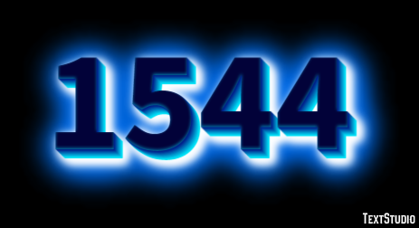 1544 Text Effect