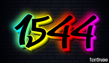 1544 Text Effect