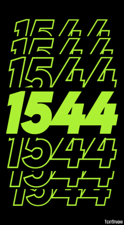 1544 Text Effect
