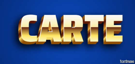 Carte Text Effect