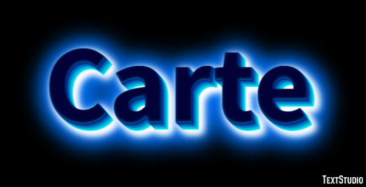 Carte Text Effect
