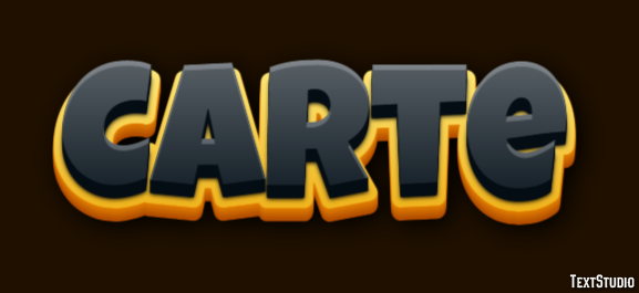 Carte Text Effect