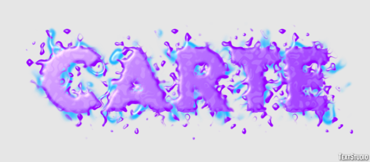 Carte Text Effect