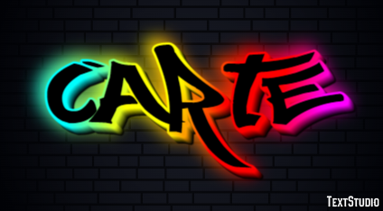 Carte Text Effect