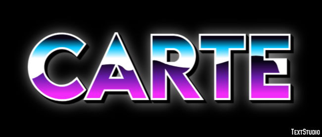 Carte Text Effect