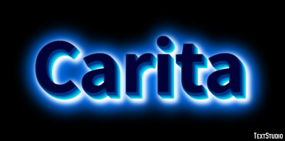 Carita Text Effect