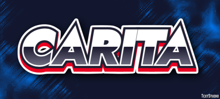 Carita Text effect