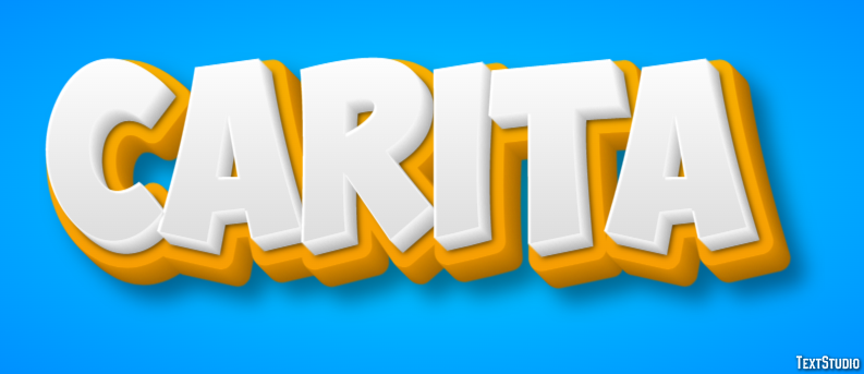 Carita Text effect