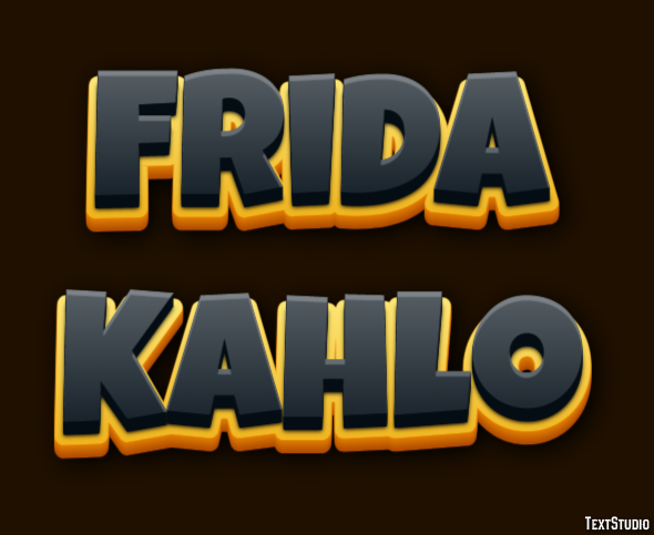 Frida Kahlo Effetto testo