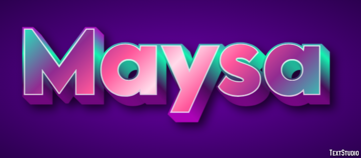 Maysa Text Effect