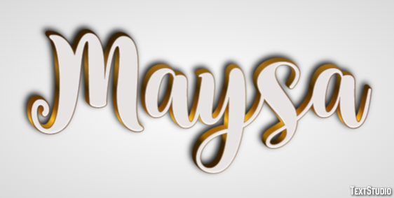 Maysa Text Effect