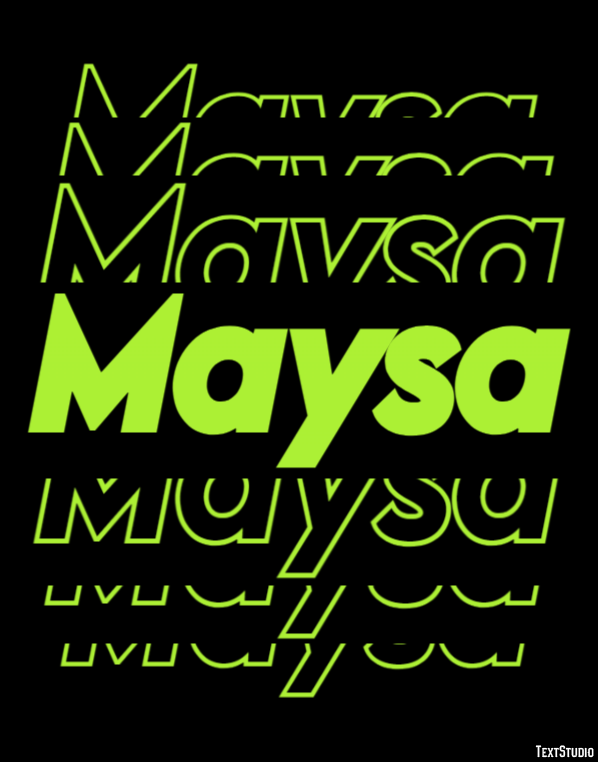 Maysa Text Effect