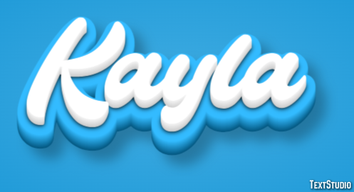 Kayla Efekt tekstowy