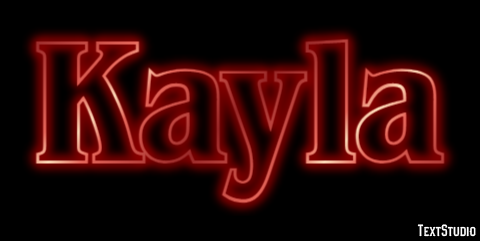 Kayla Efekt tekstowy