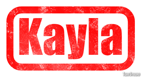 Kayla Effetto testo