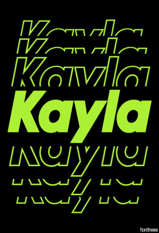 Kayla Effetto testo