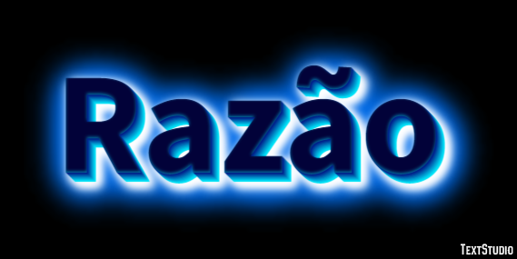 Razão テキスト効果