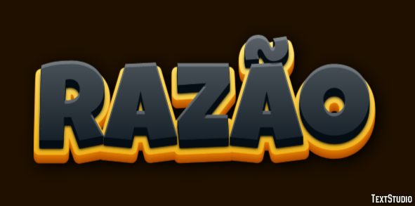 Razão Text Effect