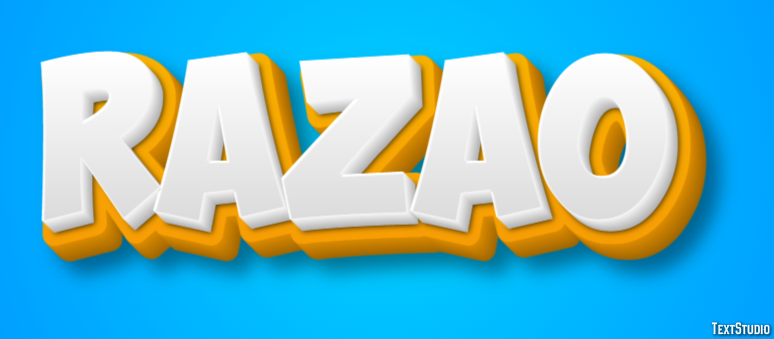 Razão Text Effect