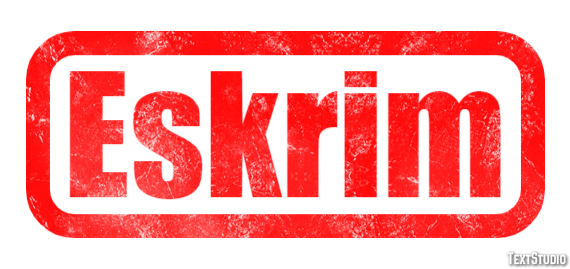 Eskrim Effet de texte