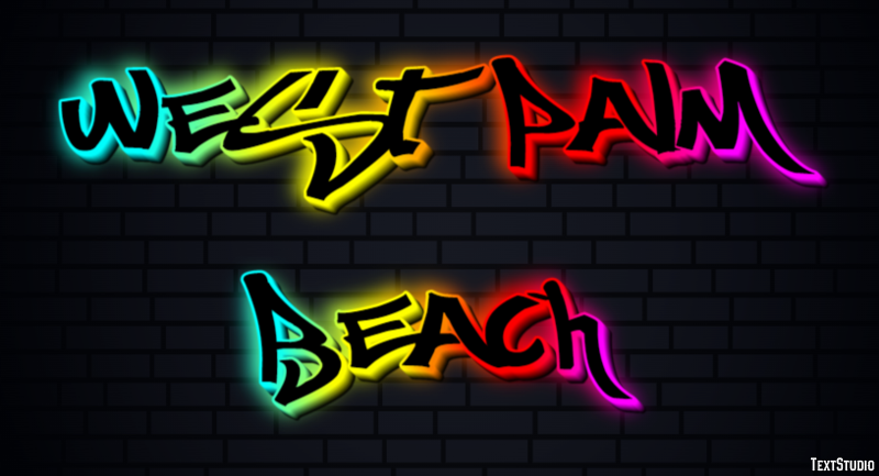 West Palm Beach Metin Efekti