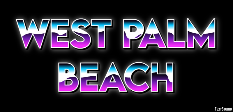West Palm Beach Metin Efekti