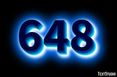 648 Text Effect