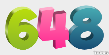 648 Text Effect