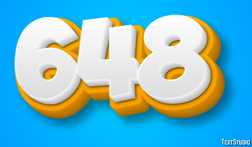 648 Text Effect
