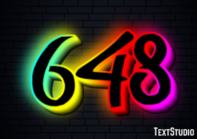 648 Text Effect