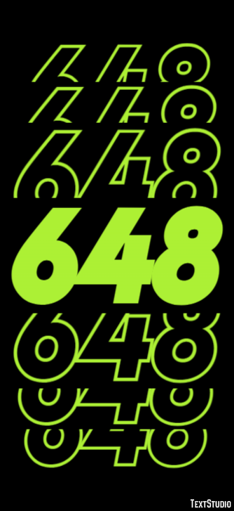 648 Text effect