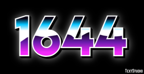 1644 Text Effect