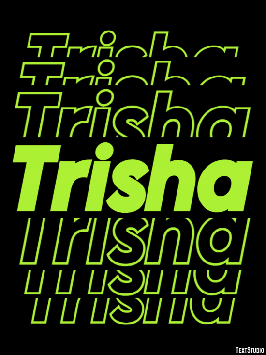 Trisha Text effect