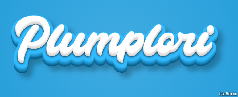 Plumplori Texteffekt
