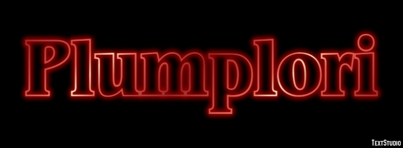 Plumplori Texteffekt