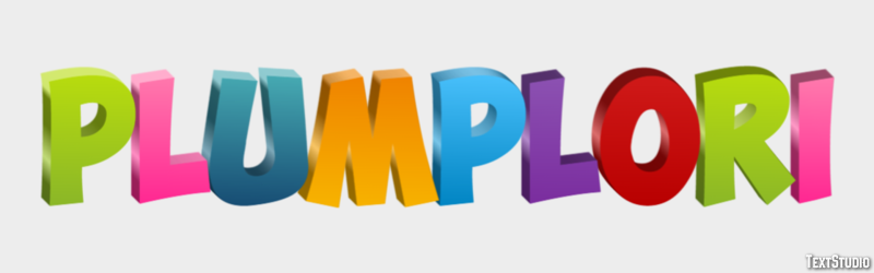 Plumplori Texteffekt