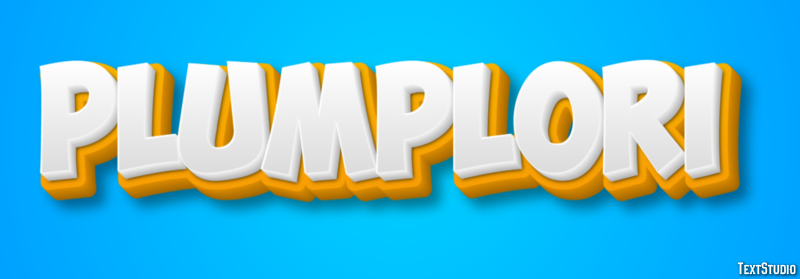 Plumplori Texteffekt