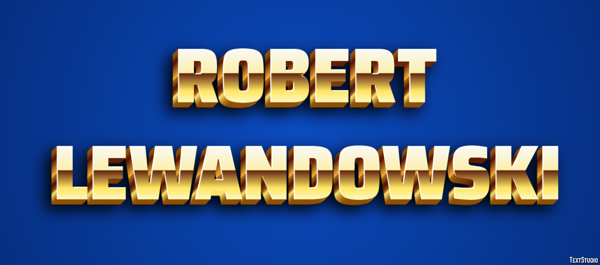 Robert Lewandowski Эффект текста