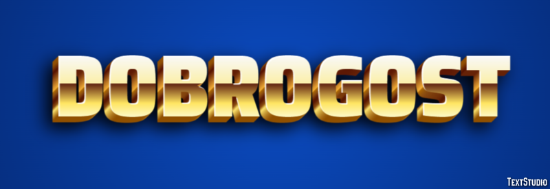 Dobrogost Texteffekt