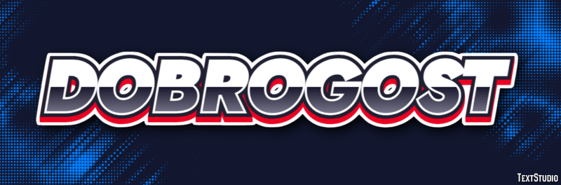 Dobrogost Efecto de Texto