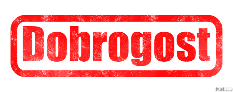 Dobrogost Efecto de Texto