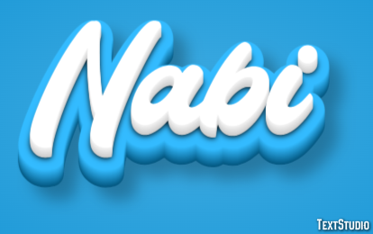 Nabi Efecto de Texto