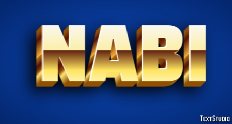 Nabi Efecto de Texto