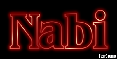 Nabi Efecto de Texto
