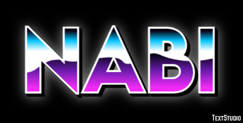Nabi Efeito de texto