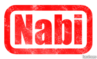 Nabi Efecto de texto