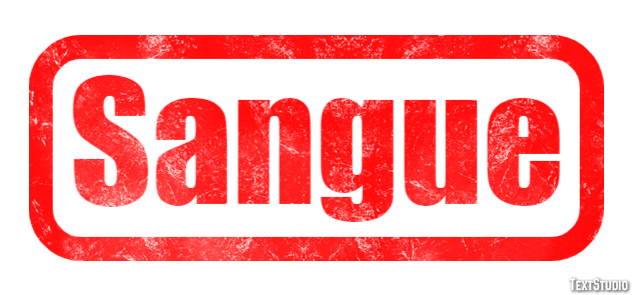 Sangue Effetto testo