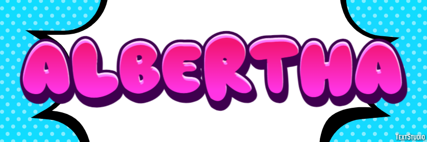 Albertha Text effect