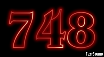 748 Efecto de Texto